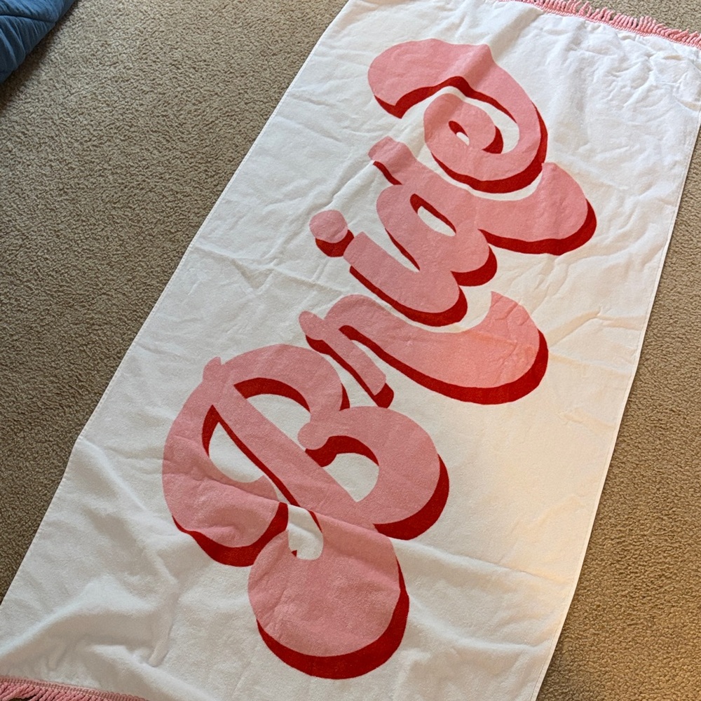 Bachelorette Bride Towel